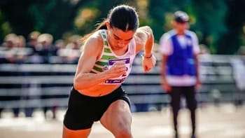 La atleta correntina María Paz Romero participó en el Nacional U23 de atletismo